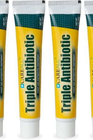 CareAll Triple Antibiotic Ointment 10 oz (4 Pack), First Aid Ointment for Minor Scrapes, Cuts, and Burns to Help Prevent Infection, Compare to The Active Ingredients of The Leading Brand