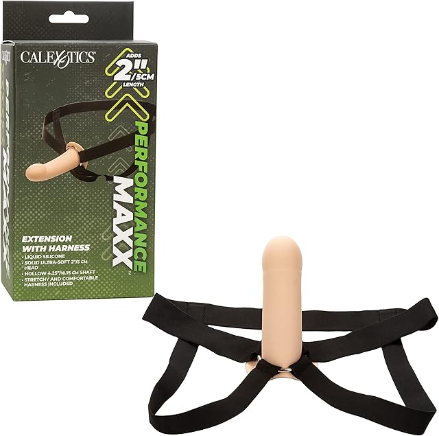 CalExotics Performance Maxx Extension with Harness - Ivory