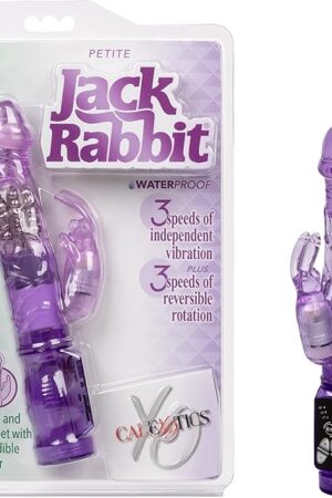 CalExotics Novelties Petite Jack Rabbit Vibrator, Purple