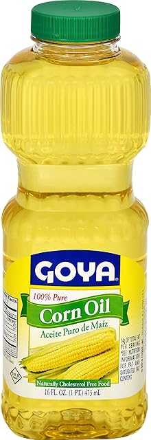 Goya Pure Corn Oil, 16 Ounce