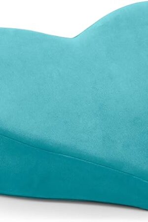Liberator Heart Wedge Sensual Positioning Pillow - Microvelvet, Blue 14088