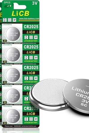 LiCB CR2025 3V Lithium Battery(10-Pack)