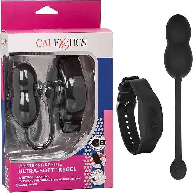 CalExotics Novelties Wristband Remote Ultra-Soft Kegel System, 1 Count