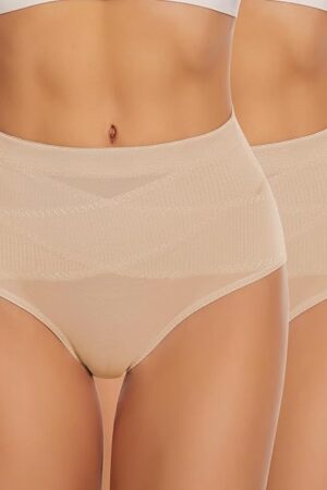 2 Packs Tummy Control Shapewear Panties for Women Seamless Panties Underwear Comfy Body Shaper Sexy Briefs