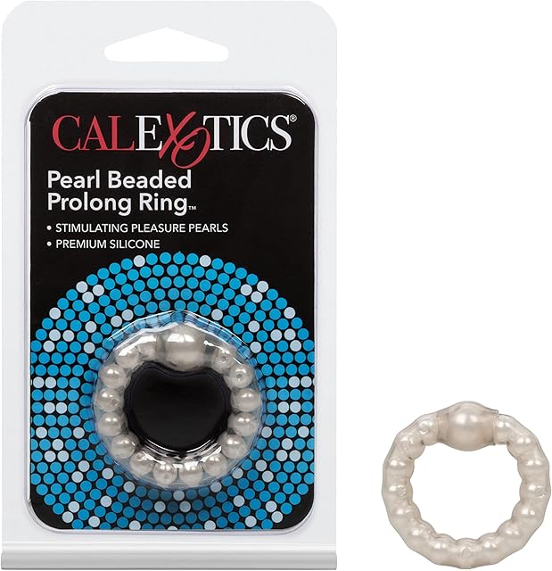 CalExotics Pearl Beaded Prolong Ring, Smoke