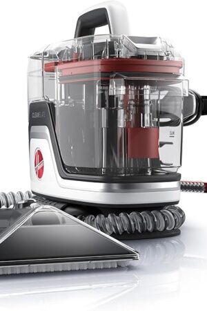 Hoover CleanSlate Plus Portable Carpet + Upholstery Spot Cleaner Machine, Powerful Suction with Versatile Tools, Pet Stain Remover, Car and Auto Detailer, Pair with Hoover Carpet Cleaner Solution