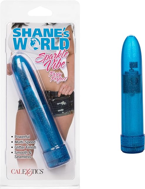 California Exotics Shane's World Sparkle Vibe, Blue