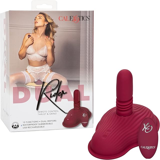 CalExotics Dual Rider Remote Control Thrust & Grind Vibrator - SE-4300-50-3