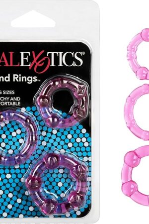 CalExotics Silicone Island Rings, Pink