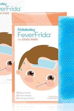 Frida Baby Cool Pads, Fever Patch for Kids, Fever Reducer, Discomfort & Headache Relief, 5 Count