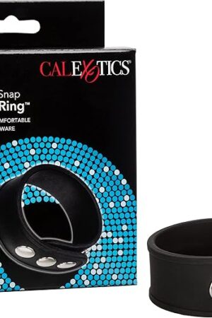 CalExotics Silicone Tri Snap Erection Ring, Black