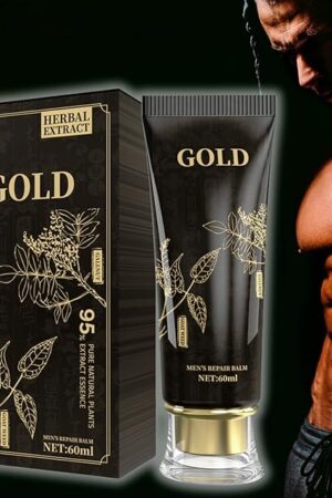 Irvy Premium Enlargement Gel MED3000 Gold with Horny Goat Weed  Men's Cream for Enhanced Size & Volume