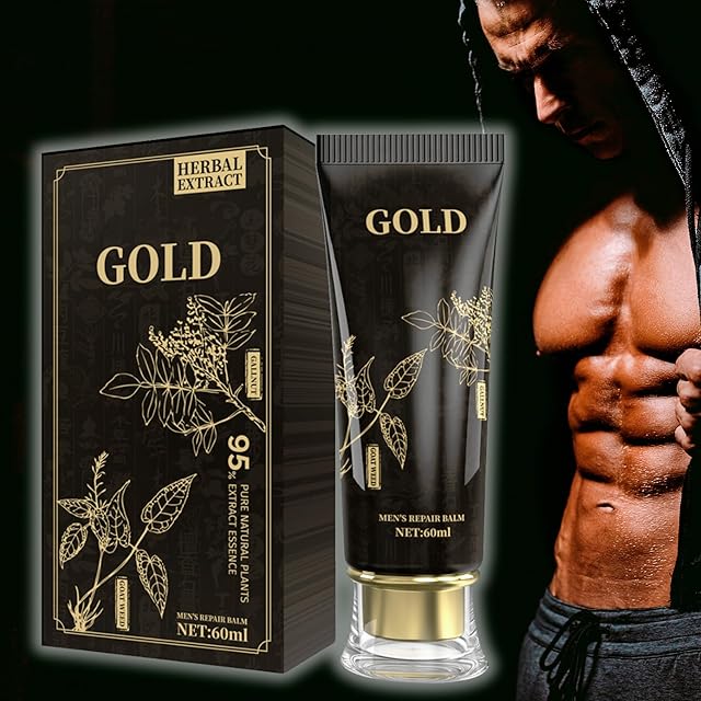 Irvy Premium Enlargement Gel MED3000 Gold with Horny Goat Weed Men's Cream for Enhanced Size & Volume