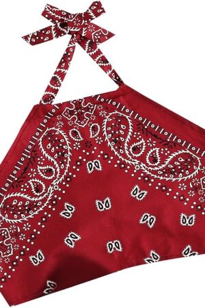 Women's Vintage Print Halter Neck Crop Top