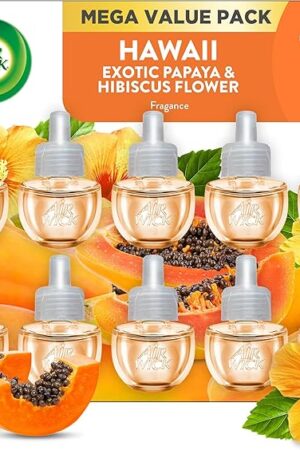 Air Wick Plug in Scented Oil Refill, 10ct, Hawaii, Air Freshener, Eco Friendly, Essential Oils