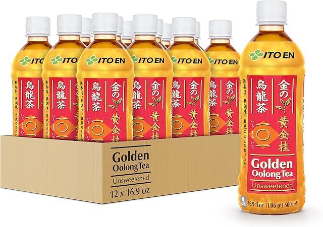 Ito En Tea Golden Oolong Tea, Unsweetened, 169 Ounce (Pack of 12)