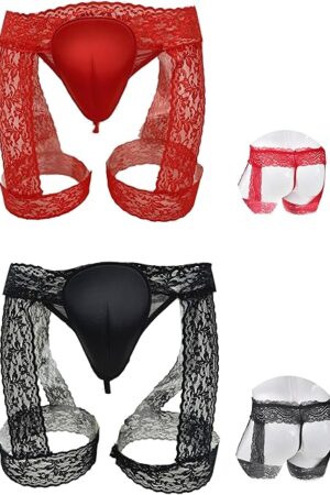 Camel Toe Thong Hiding Gaff Panty Sexy Lace for Transgender Drag Queens & Cosplay Male To Female Cross-Dressing 702