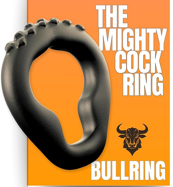GET MAX Size & MAX Stamina 6 Pressure Points Means Your Buddy Nails It with Confidence/Happy Endings are Back with This Penis Ring - BullRing The Mighty Cock Ring