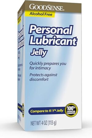 GoodSense Personal Lubricating Jelly; Personal Lubricant Quickly Prepares You for Intimacy, 4 Ounces
