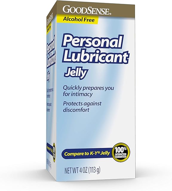GoodSense Personal Lubricating Jelly; Personal Lubricant Quickly Prepares You for Intimacy, 4 Ounces