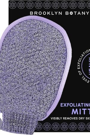 Brooklyn Botany Exfoliating Mitt for Bath and Shower ? Heavy Duty Exfoliating Body Scrubber for Massage and Dead Skin Remover for Body ? 1 Mitt