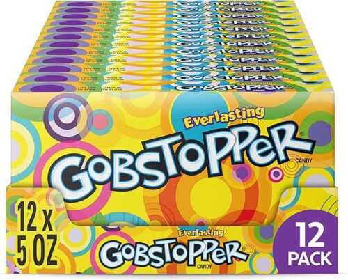 Wonka Everlasting Gobstopper, Candy, Jawbreaker Candy, 5 oz (12 ct)