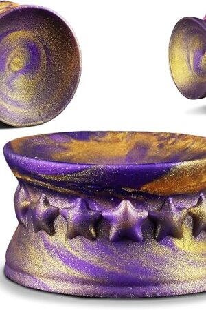 Dildo Mount for Flat-Based Sex Toys, Silicone Double Sided Suction Cup, Dildo Holder for Fantasy Monster Dildos Without Suction Cup or Grinder Sex Toys, Adult Toy for Women Men Couples