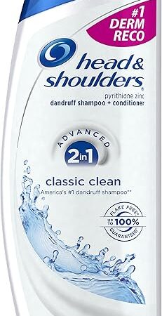 Head and Shoulders Classic Clean 2-in-1 Anti-Dandruff Shampoo + Conditioner 845 Fl Oz