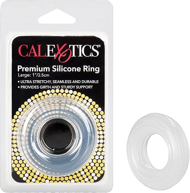 CalExotics Novelties Large Premium Silicone Ring, Clear