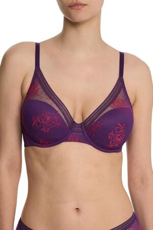 Women's Love Lace Full Coverage Plunge T-Shirt Bra