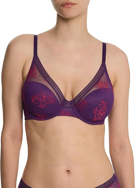 Women's Love Lace Full Coverage Plunge T-Shirt Bra