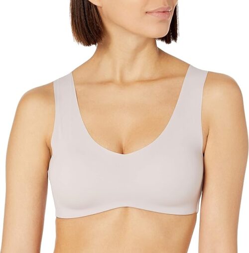 Womens Ultra-Light Wireless T-Shirt Bra, Wirefree Bra with Foam Cups (Retired Colors)