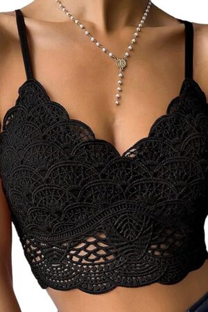 Wirefree Cami Bra Yoga Sexy Belts Lingerie Women with Garter Bra Comfort Tops Vintage Lace up Corset with Garter