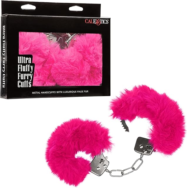 CalExotics Ultra Fluffy Furry Cuffs - Pink