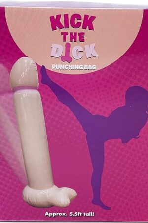 Island Dogs Kick The Dick - Giant Inflatable Kickboxing Penis for Bachelorette Parties and Stress Management - Over 5 Feet Tall - Great for Adult Gatherings