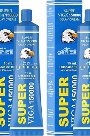 DrGenics Viga 150000 Delay Cream for Men - Premium Lidocaine 10% Desensitizing Formula - Stay Hard, Delay Ejaculation & Improve Sexual Performance - Made in Germany - 05 oz(15 mL) (2)