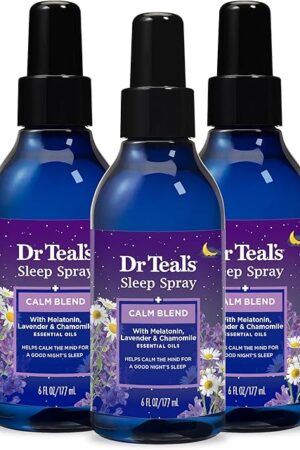 Dr Teal's Sleep Spray with Melatonin & Essential Oil Blend, 6 fl oz (Pack of 3)