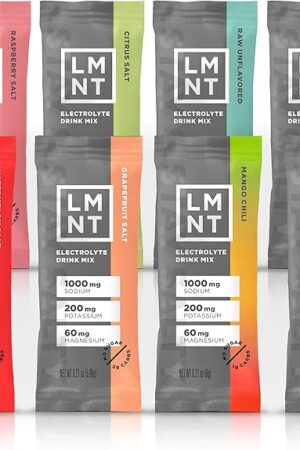 Drink LMNT Zero Sugar Electrolytes - Sample Pack | Drink Mix | 8-Count