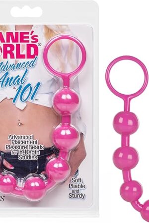 CalExotics Shanes World Starter Anal Pleasure Beads -Adult Sex Toy For Him Her and Couples - Pink