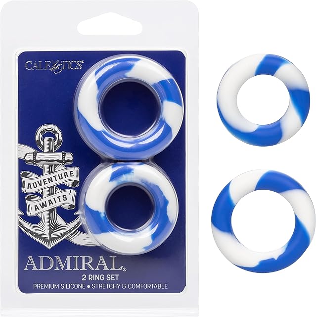 CalExotics Admiral 2 Penis Cock Ring Set - SE-6010-55-2