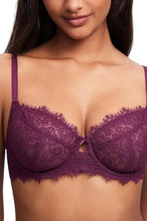 Women's Lace Sexy Bra Unlined Balconette Bras Plus Size See Through Minimizer Underwire Full Coverage