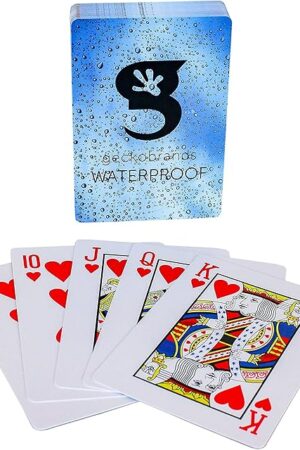 geckobrands Waterproof Playing Cards