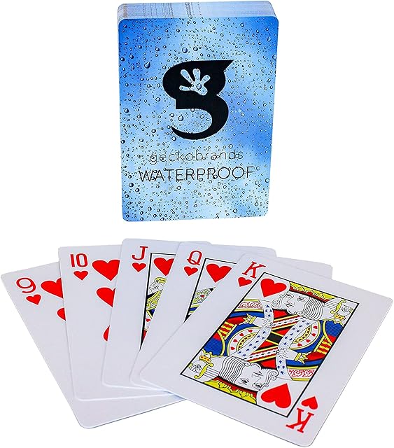 geckobrands Waterproof Playing Cards