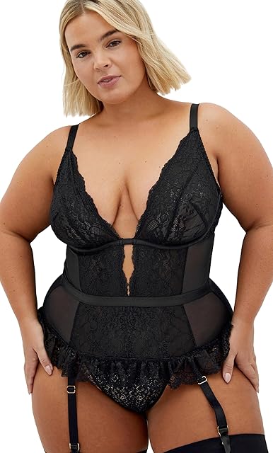 Women's Plus Size Bodysuit-Viva Ouvert