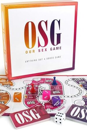 Creative Conceptions OSG Our Sex Game Adult Card Game for Couples with Intimate and Seductive Scenarios and Actions Gender Neutral Board Game for You and Your Partner