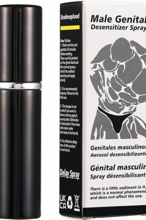Delayed Spray for Men, Sexual Enhancer for - Men to Last Longer in Bed, Help Maximized Sensation and Time, 0.17FlOz 60 Sprays(Pack of 1)