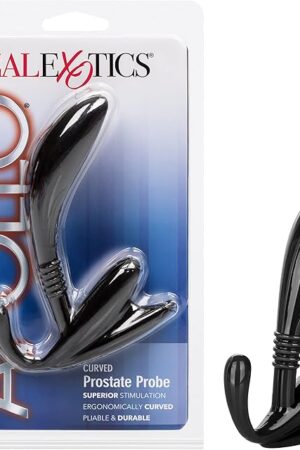 CalExotics Apollo Curved Prostate Probes, Black