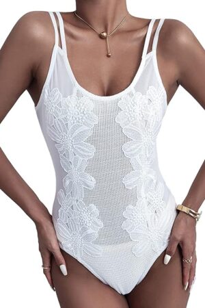 Lace Bodysuit for Women, White Bodysuit, Teddy Lingerie Naughty Sexy Bodysuit