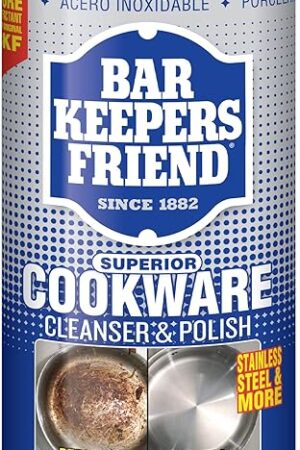 Bar Keepers Friend Superior Cookware Cleanser & Polish | 12-Ounces | 1-Unit