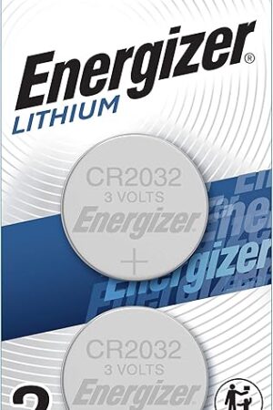 Energizer 2032 Batteries (2 Pack), 3V Lithium Coin Batteries